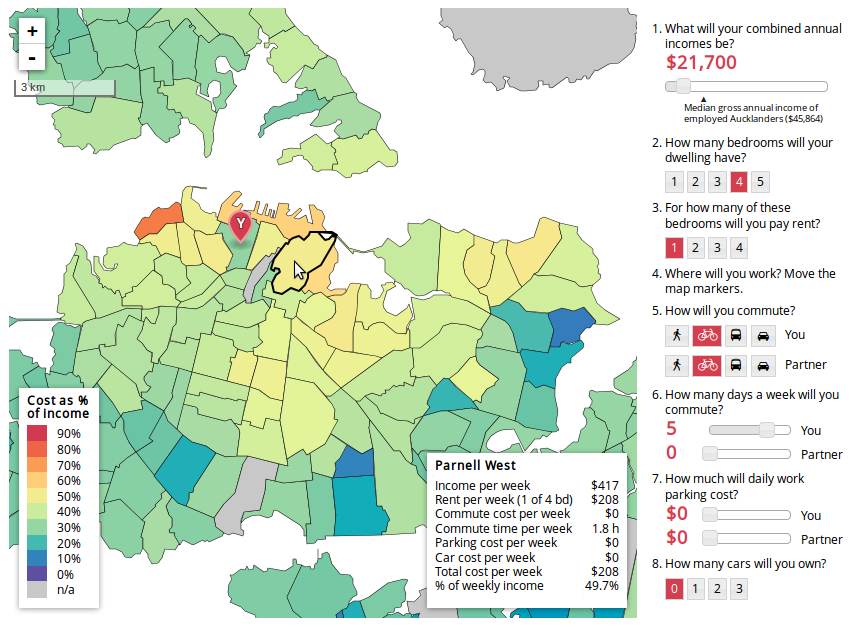 Affordability map